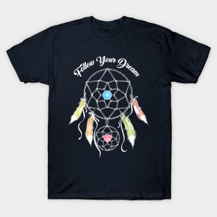 The Dream Catcher Colorful Emblem T-Shirt